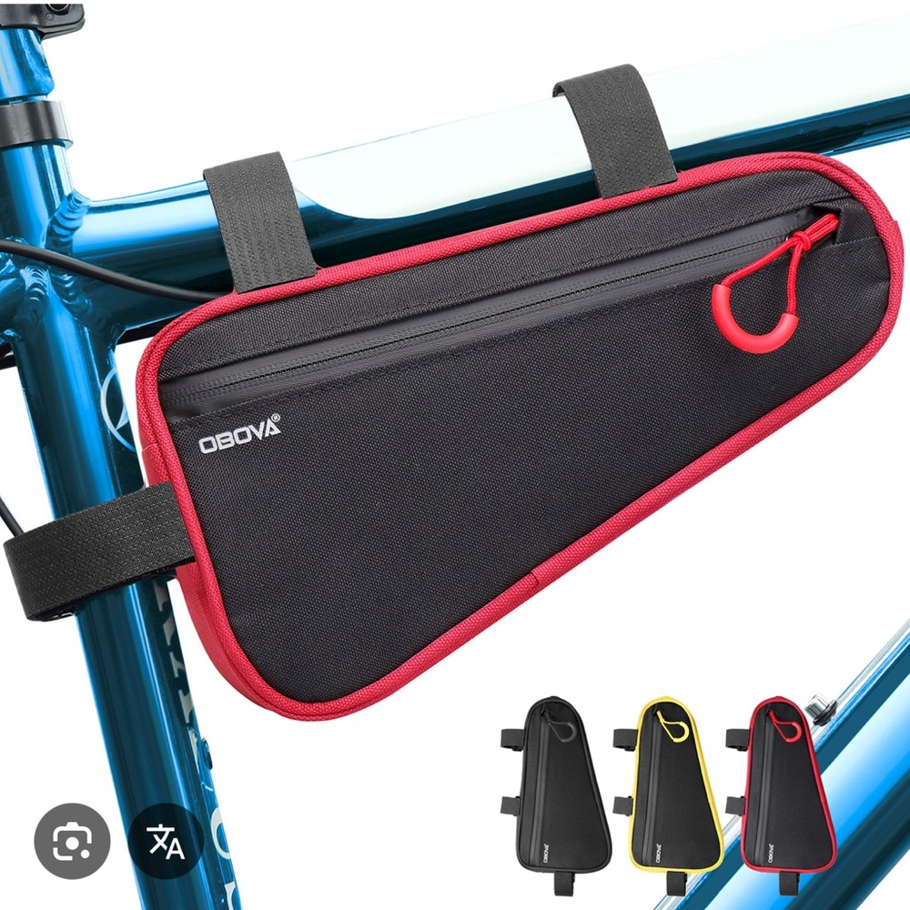 NWT: Bicycle Frame Bag Triangle Waterproof 1.3L, 4-Layer & Extra Pockets